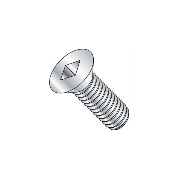 Newport Fasteners #10-32 x 1-1/2 in Square Flat Machine Screw, Plain 18-8 Stainless Steel, 2000 PK 879411-BR-2000 - main